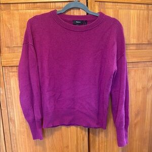 Theory Women's Purple Sweater